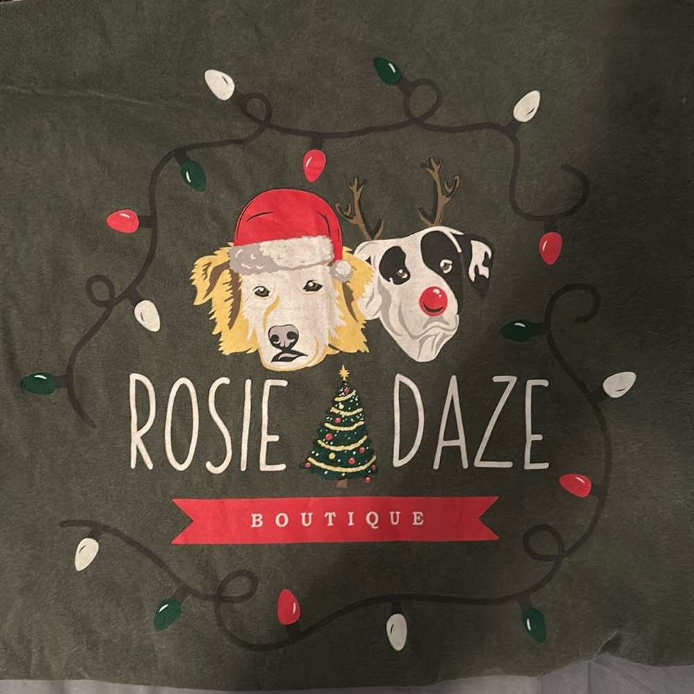 Limited edition Rosie Daze Christmas logo Tshirt